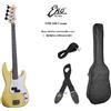 EKO VPB100 Cream Basso Elettrico tipo Precision Bass kit con BORSA TRACOLLA CAVO
