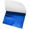 QUARKZMAN Foglia d'Oro in Fogli, Carta Foglia Blu, 8,5 Cm x 8 Cm per Decorazione Artistica, Sculture, Pittura, Confezione da 200