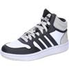 adidas Hoops Mid Shoes, Scarpe Unisex-Adulto, Cloud White/Orbit Grey/Putty Grey, 36 EU