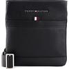 Tommy Hilfiger TH Transit PU Mini Crossover AM0AM10304, Borse a Tracolla Uomo, Nero (Black), OS