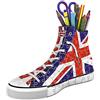 Ravensburger 3D Puzzle Ravensburger - Puzzle 3D, Portapenne Sneaker Union Jack, Puzzle per Adulti e Bambini 8+ Anni, Idea Regalo, Modellismo, 112 Pezzi