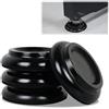 Helweet Piatti per Ruote Del Pianoforte, Piano Caster Cups, Protezione Delle Gambe Del Pianoforte, Antiscivolo, Insonorizzato, Protegge Pavimenti, Adatto per Pianoforti, Divani, Letti, 4 Pezzi