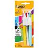 Bic 4 penne a sfera a colori 10 colori in 3 penne confezione da 3 pezzi B157811