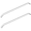 BOZONLI Maniglie per mobili in Lega di Alluminio, Maniglia per cassetti, Maniglie Cucina, centro foro 320mm, Argento, 2 pezzi