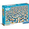 Clementoni Impossible Donald Duck-1000 Pezzi, Poster Incluso, Disney, Puzzle Difficile, Divertimento Per Adulti, Made In Italy, 39799, Multicolore