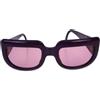 CHANEL Pre-Owned - Occhiali da sole oversize con logo anni '90-2000 - Donna - acetato - Taglia unica - Viola