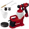 Einhell Pistola Elettrica a spruzzo Per Verniciatura, 600W Nero e Rosso - 4260015 Tc Sy