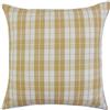 The Pillow Collection Joss Plaid Cuscino, Arancione