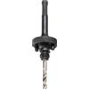 kwb Albero di registrazione per seghe a foro Bi-Metal con 5/8 '' - 18 Thread Thread 598500 (per seghe da foro Ø 32 - 152 mm, SDS Plus, con Drill di centraggio HSS) U. A. Einhell Drilling Hammer TE-RH 32 E