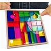 Gioco impilabile Set di blocchi educativi per l'apprendimento fluido per