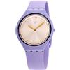 Swatch Orologio Analogico Quarzo Unisex Adulto con Cinturino in Silicone SVOV100