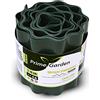 Prime Garden® WavyEdge - Bordo per prato (9 m x 15 cm, verde)