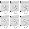 DONGZQAN 6 ganci per listelli, 6 ganci a S, ganci per listelli, accessori per guide laterali, listelli, listelli, ganci per tenda, roulotte