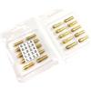 OSALADI Mini Morsetto Per Trapano 20 Pezzi Pinze in Ottone 4 2 Mm Mandrino Autoserrante Per Ferramenta Hobby E Uso Domestico