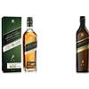 Johnnie Walker Green Label Blended Malt Scotch Whisky - 700 ml & Double Black Label, Blended Scotch Whisky - 700 ml