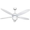 EFFE 6201-VENTILATORE da SOFFITTO (5PALE-132CM, Bianco)