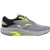 Joma Zapatilla Deportiva, Scarpa Sportiva da Uomo, Grigio Giallo Fluoro, 46 EU