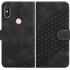 JayModCase Cover per Xiaomi Redmi S2/Redmi Y2,Flip Custodia in Pelle PU con Kickstand Porta Carte Magnetica Chiusa Custodia per Redmi S2 (Nero)