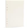 Harphia Planner A5 - Inserti per raccoglitori a 6 anelli, carta bianca, 100 g/m², per Filofax (5,59 x 8,27'')