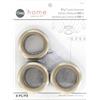 Dritz, Occhielli per Tenda con Interno in plastica, Confezione da 8, Colore: Oro Anticato.