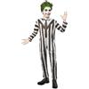 Rubie's Rubies Costume Beetlejuice per bambino e bambina, Tuta stampata, Licenza Uficiale Beetlejuice, Infantile, Tim Burton per Halloween, Carnevale, Feste e Cosplay