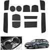 GAFAT Compatibile con BMW Serie 1 F40 2019-2024 (Cambio Automatico) Tappetini Antiscivolo in Gomma per Console Centrale, Portabicchieri, Cuciture Porte, Serie 1 F40 Accessori (Nero)