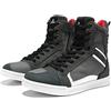 BORLENI Scarpe Moto Uomo Stivali Motocross Città Corsa Strada Stivaletti Protettivi Motociclista Grigio 42
