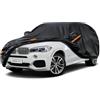 Kayme Telo Copriauto da Esterno, Compatibile con BMW X5 (2010-2025), Copertura a 7 Starti per Impermeabile Anti UV Anti Vento Antipolvere, Telo Copri con Cerniera e in Cotone.