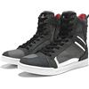 BORLENI Scarpe Moto Uomo Stivali Motocross Città Corsa Strada Stivaletti Protettivi Motociclista Grigio 45