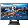 Philips B Line 222B1TC/00 monitor touch screen 54,6 cm (21.5") 1920 x 1080 Pixel Multi-touch Nero