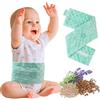 Comfheat Coliche e gas Relief per neonati e bambini piccoli, semi di lino riscaldati Tummy Wrap, cintura Swaddling, aiuto naturale per Upset Stomach in neonati e bambini, 0-3 anni (verde)