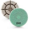 HOMESOM 3 dischi abrasivi diamantati da 7,6 cm, per uso a secco e bagnato, per pavimenti in marmo e granito (grana 1500)