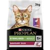Purina Pro Plan Sterilised Savoury Duo Crocchette Gatto Anatra e Fegato 3kg