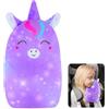 Unicorn Castle Imbottitura per cintura per bambini, protezione per le spalle, cintura di sicurezza, per un maggiore comfort durante il viaggio, viola