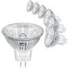 VIIVUU Lampadina Alogena GU5.3 12V 50W,Faretti Alogeni Bianco Caldo 2700K MR16 520LM Lampada, per Illuminazione della pista,Soffitto,da incasso,Cappa da cucina, Faretto, 6 Pezzi