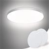 Pejoye 【2 Pezzi】Plafoniera LED Soffitto Moderna,18W Lampadario LED Soffitto 6000K Bianco Freddo 1700LM Lampadario Bagno Rotonda Plafoniera Soffitto per Camera da Letto,Cucina,Soggiorno,Corridoio Ø23CM