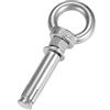 sourcing map Bulloni grezzi di ancoraggio M12 x 90 con anello in acciaio inossidabile 304 Bulloni grezzi di ancoraggio a occhiello con anello