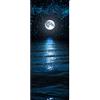 SOOOEC Adesivi per Porte 3D per Decorazione Parete Soggiorno Cucina Camera da letto Bagno Carta da parati 77X200cm (Luna e Stelle)