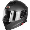 Origine Helmets 204271723600006 Delta Solid Matt Casco Apribile con Bluetooth Integrato, Titanio, XL