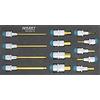 Hazet 163-220/13 Serie di Inserti Chiave a Bussola per Giraviti, Oro, Attacco Quadro, Cavo, 12.5 mm 1/2 di Pollice