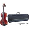 GEWA Set di violino Ideale VL 2 per mancini - 4/4 pronto per suonare, arco in carbonio, corde Larsen Aurora, custodia per violino