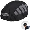 Biglumin Copricasco - Copricasco Antipioggia per Casco da Bicicletta, Copricasco Riflettente, Copricasco Universale per Bicicletta Riflettente e Antipioggia, copricasco Moto. (Nero Fluorescente)