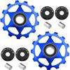 The Lord of the Tools 2 Pezzi 13T Jockey Wheel Puleggia Deragliatore Puleggia Compatibile Con SHIMANO Compatibile Con SRAM 8 9 10 11 Deragliatori A 12 Velocità Blu