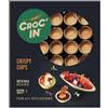 CROC'IN - Coppette Commestibili Dolci da Riempire - Alta Qualità - Base per Torte, Pasticcini o Stuzzichini da Cocktail Party - Finger Food - Artigianali - 60 Pezzi