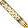TIANFAN Lampadine LED Vintage 4W Dimmerabile Forma irregolare 220/240V Vite Edison E27 Base Specialità Decorativa Antica Lampadina T30 185mm Fumo