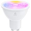 ANTELA Lampadina Alexa GU10 Riflettore 4,5W 350LM, Lampadine Intelligente Multicolore, Controllo App Compatibile con Alexa/Google Home, RGB&2700K-6500K Bianco Freddo Caldo, 1PCS
