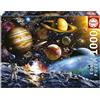 Educa - Puzzle 1000 pezzi Missione degli asteroidi | Puzzle spazio e fantascienza | Misura 68x48 cm | Include colla Fix | Per adulti 14+ (19918)