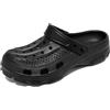 CLYCTIP Zoccoli & Pantolette Uomo Scarpe da Giardino Sandali Scarpe Ortopediche Donna Estate Pantofole, Nero , 44 EU