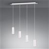 TRIO Leuchten Marley lampada a sospensione, 4 luci, 312400401, Marley [Lampade per Interni > Lampade a Sospensione]
