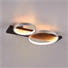 TRIO Leuchten Madera lampada a soffitto LED 2 sorgenti luminose, 643810287, Medera [Lampade per Interni > Lampade a Soffitto]